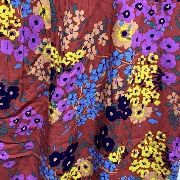 Daniel Rainn Persephone Pleated Hem Top M589 RED /Medium 🌟 - Picture 3 of 7